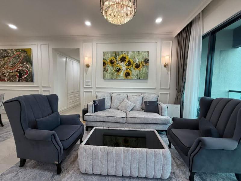 Kediaman Servis untuk Dijual di Residensi Solaris Parq - Bao Jie - Living Room - PropertyGuru.com.my