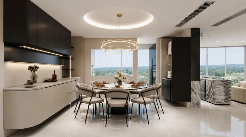 Kediaman Servis untuk Dijual di The Oval - Leon Lee - Dining Room - PropertyGuru.com.my