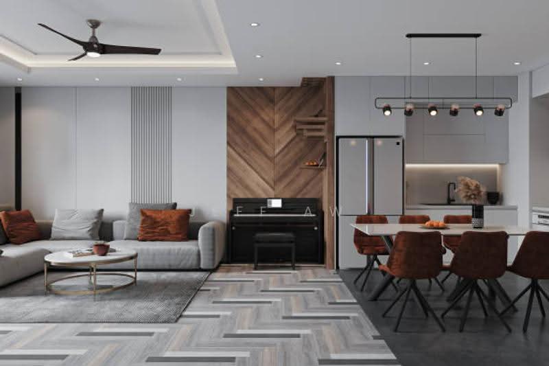 Condominium for Sale at The Henge - Jeff Aw - Living Room - PropertyGuru.com.my