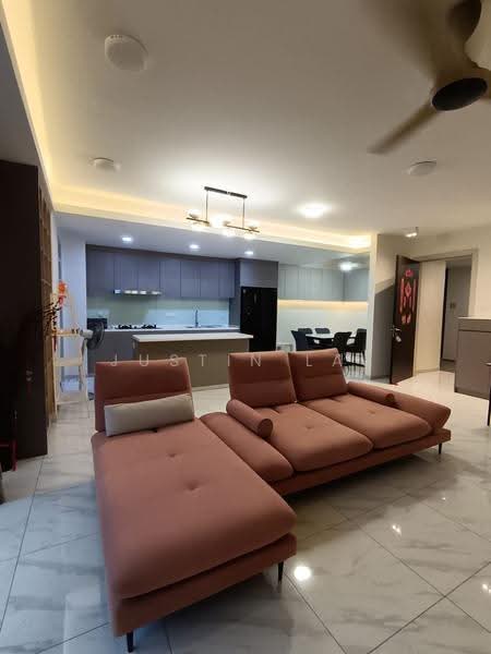 Kondominium untuk Disewa di South Brooks - Justin Lai - Living Room - PropertyGuru.com.my