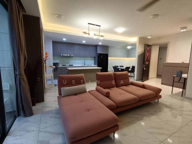 Kondominium untuk Disewa di South Brooks - Justin Lai - Living Room - PropertyGuru.com.my