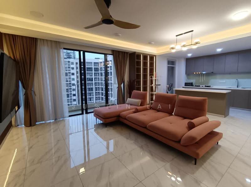 Kondominium untuk Disewa di South Brooks - Justin Lai - Living Room - PropertyGuru.com.my