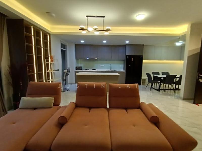 Kondominium untuk Disewa di South Brooks - Justin Lai - Living Room - PropertyGuru.com.my