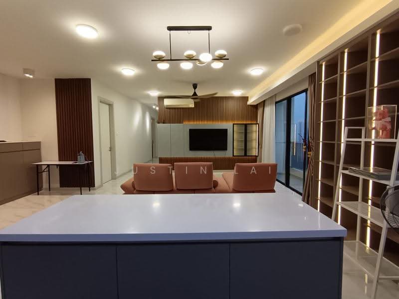 Kondominium untuk Disewa di South Brooks - Justin Lai - Living Room - PropertyGuru.com.my