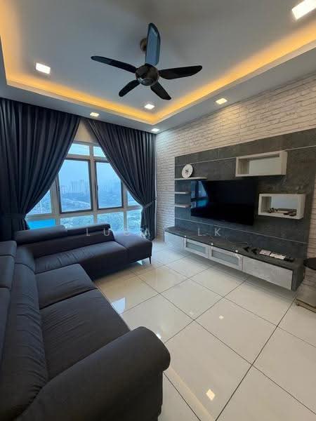Kediaman Servis untuk Disewa di Eco Sky - Lucas Lk - Living Room - PropertyGuru.com.my