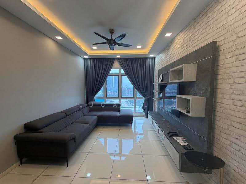 Kediaman Servis untuk Disewa di Eco Sky - Lucas Lk - Living Room - PropertyGuru.com.my