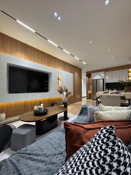 Kondominium untuk Dijual di Armani Residence Sg Long - Carson Wong - Living Room - PropertyGuru.com.my