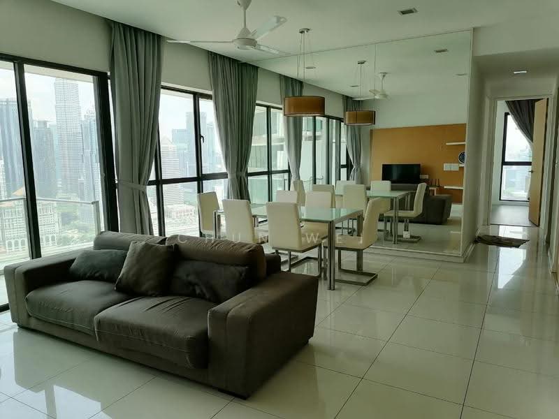 Service Residence for Sale at Setia SKY Residences - Chun Wei - Living Room - PropertyGuru.com.my