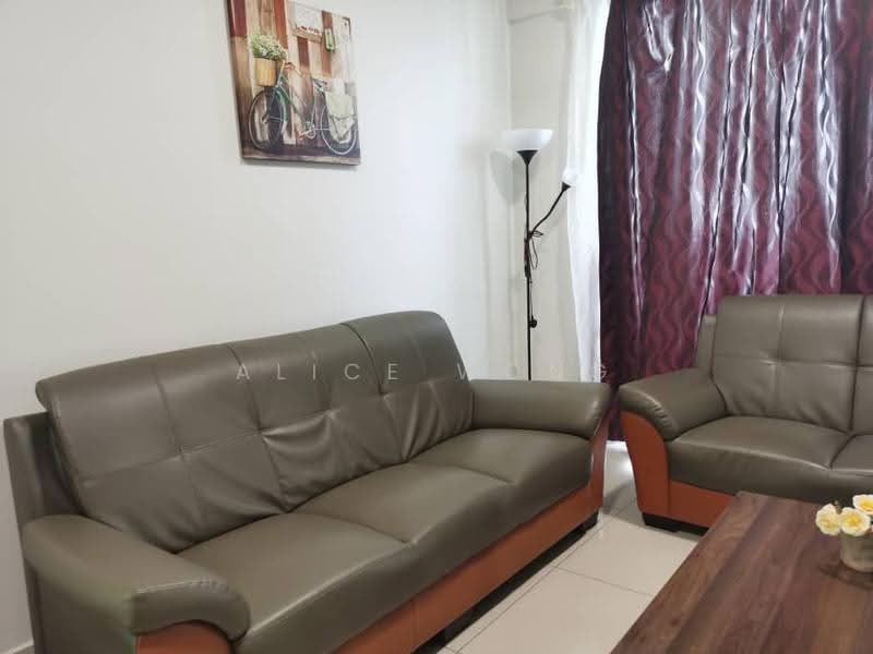 Kediaman Servis untuk Disewa di i-SOHO @ i-City - Alice Wong - Living Room - PropertyGuru.com.my