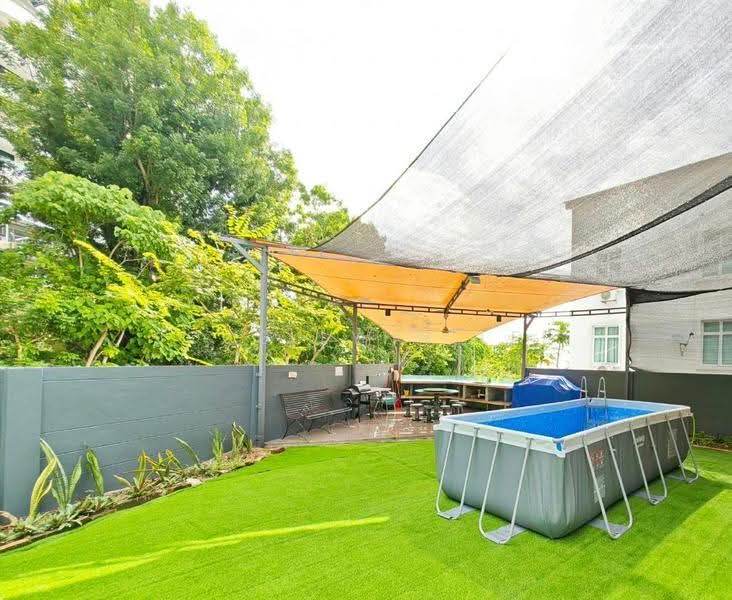 3-storey Terraced House for Rent in Batu Ferringhi (Batu Ferringhi) - Jocellynn Lee - Garden - PropertyGuru.com.my