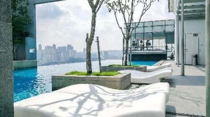 Kediaman Servis untuk Dijual di Cascades Residency - Hannee Tay - Pool - PropertyGuru.com.my