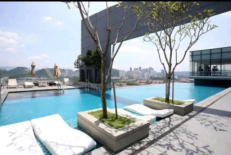 Kediaman Servis untuk Dijual di Cascades Residency - Hannee Tay - Pool - PropertyGuru.com.my