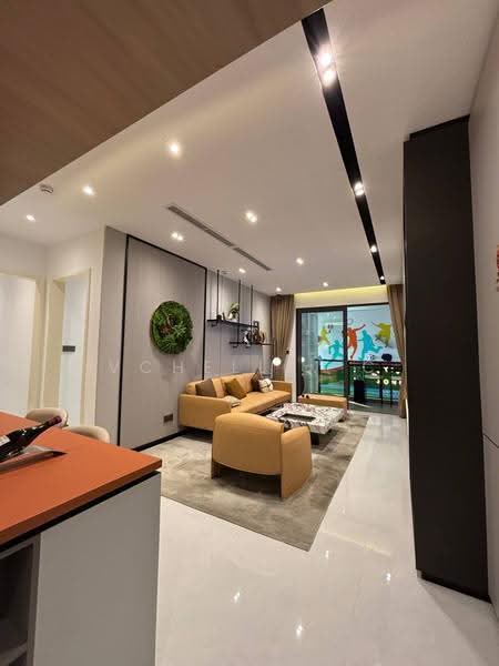 Kondominium untuk Dijual di R&F Princess Cove Phase 2-Seine Region - Vchelle. C - Living Room - PropertyGuru.com.my