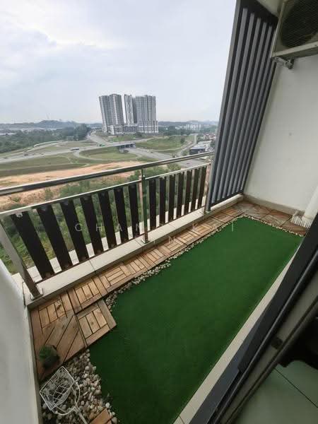 Service Residence for Rent at D'Secret Garden (Pangsapuri Kempas Indah) - Chang Kai Yin - Balcony - PropertyGuru.com.my