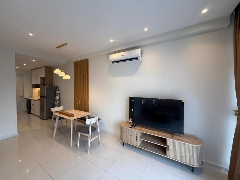 Service Residence for Rent at Majestic Residence - John Tee - Living Room - PropertyGuru.com.my