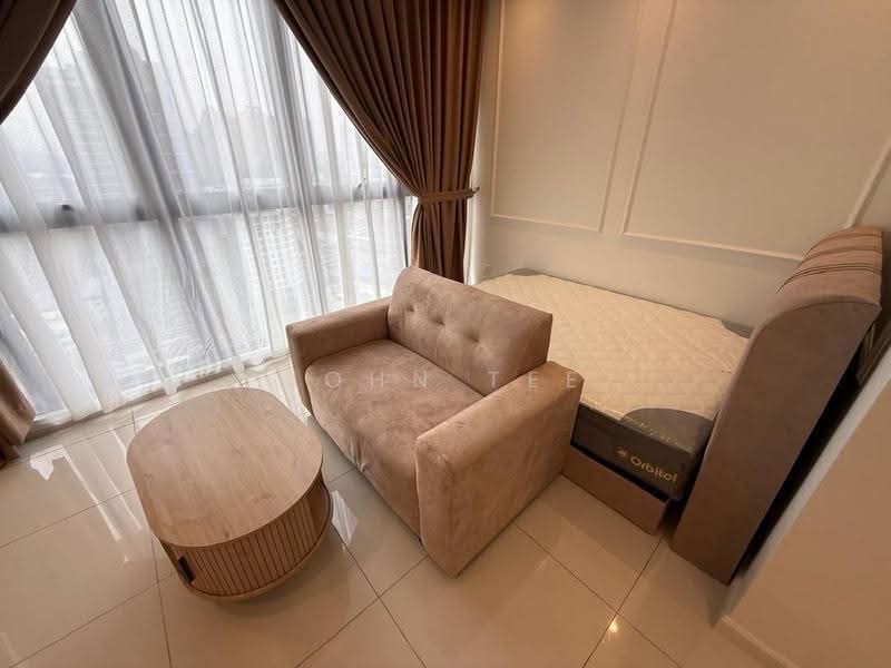 Service Residence for Rent at Majestic Residence - John Tee - Living Room - PropertyGuru.com.my