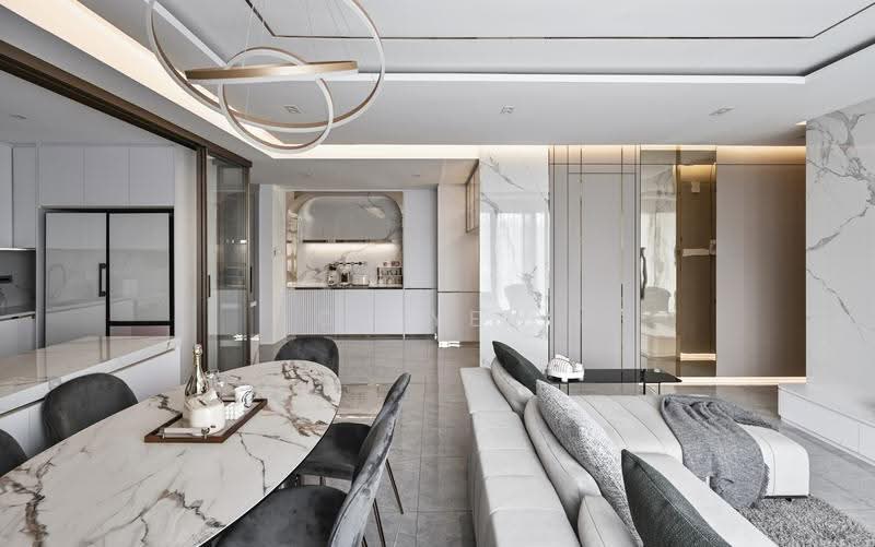 Kediaman Servis untuk Dijual di Aricia Residences - CJ Yew - Living Room - PropertyGuru.com.my