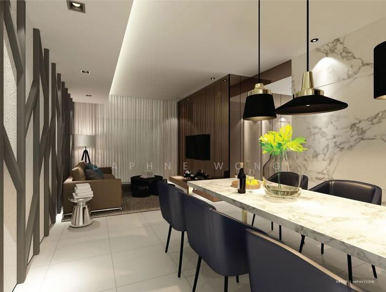 Kondominium untuk Dijual di The Address - Daphne Wong - Living Room - PropertyGuru.com.my