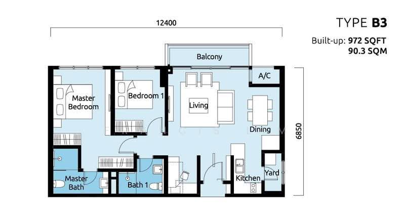 Service Residence for Sale at Paisley @ Tropicana Metropark - Francis Lim - PropertyGuru.com.my
