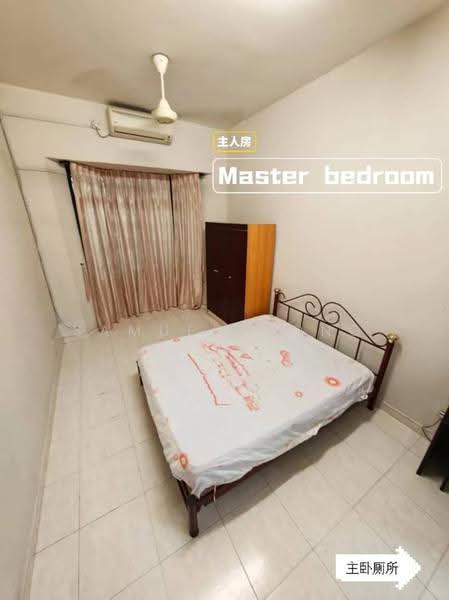 Rumah Teres 1-Tingkat untuk Disewa di Taman Nusa Bestari 2 (Iskandar Puteri (Nusajaya)) - Samuel Wong - Master Bedroom - PropertyGuru.com.my