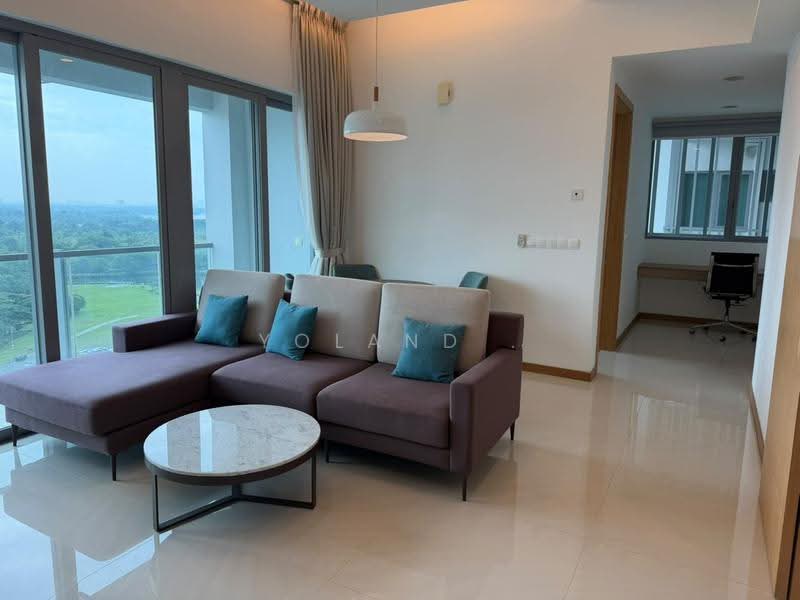 Service Residence for Rent at Southern Marina Residences - Yoland . - Living Room - PropertyGuru.com.my