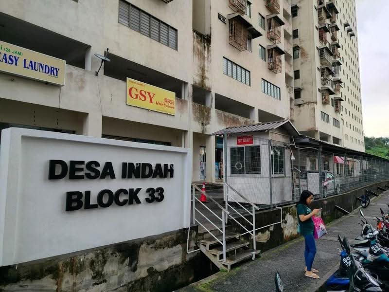 Pangsapuri untuk Dijual di Desa Indah Block 33 - Pen Teo - PropertyGuru.com.my
