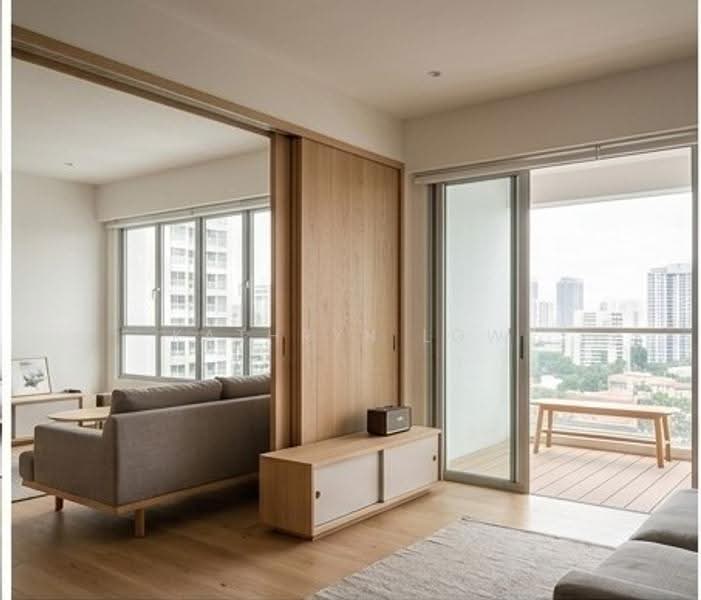 Kediaman Servis untuk Dijual di Third Avenue - Kathryn Low - Living Room - PropertyGuru.com.my
