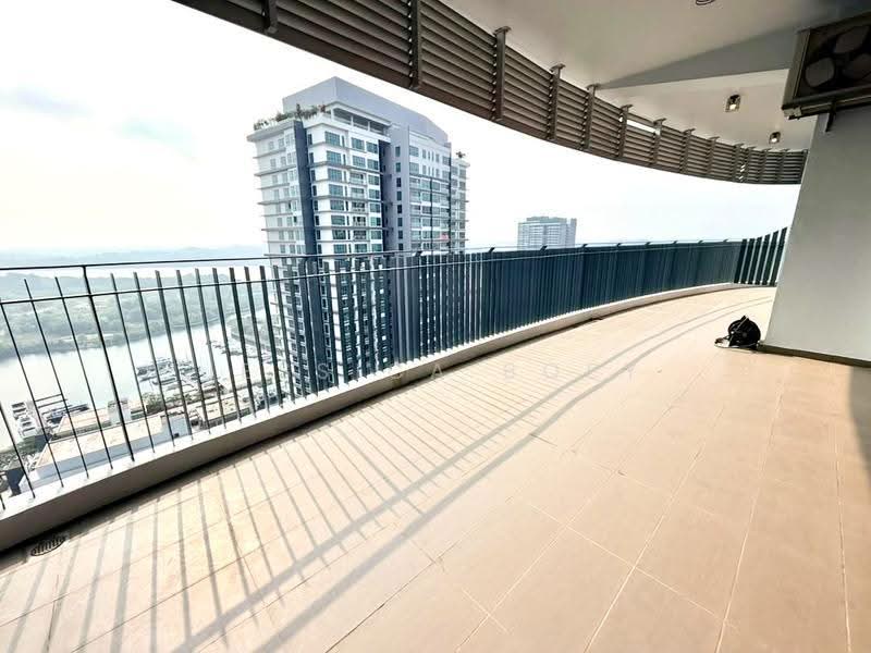 Service Residence for Rent at Encorp Marina - Jessica Boey - Balcony - PropertyGuru.com.my