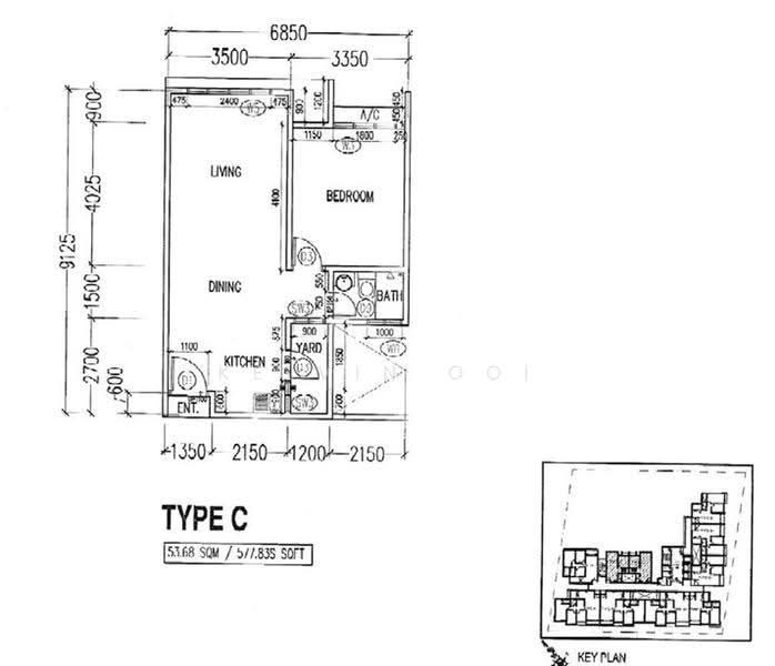 Service Residence for Sale at Skysuites @ Meldrum Hills - Kelvin Ooi - Living Room - PropertyGuru.com.my