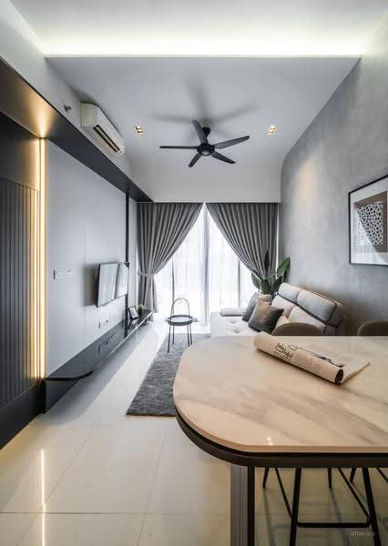 Kediaman Servis untuk Dijual di Kanvas SOHO - Andy Lau - Living Room - PropertyGuru.com.my
