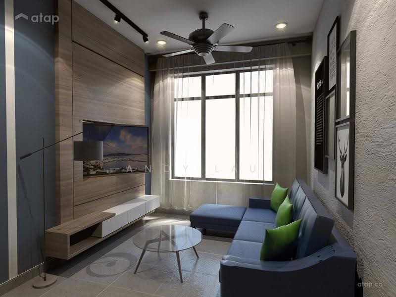 Kondominium untuk Dijual di Shaftsbury Residence - Andy Lau - Living Room - PropertyGuru.com.my