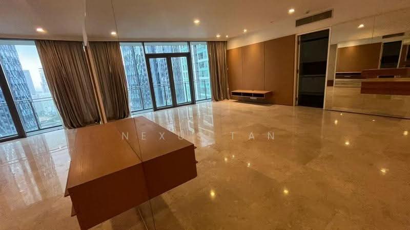 Kediaman Servis untuk Disewa di K Residence @ KLCC - Nexus Tan - Living Room - PropertyGuru.com.my