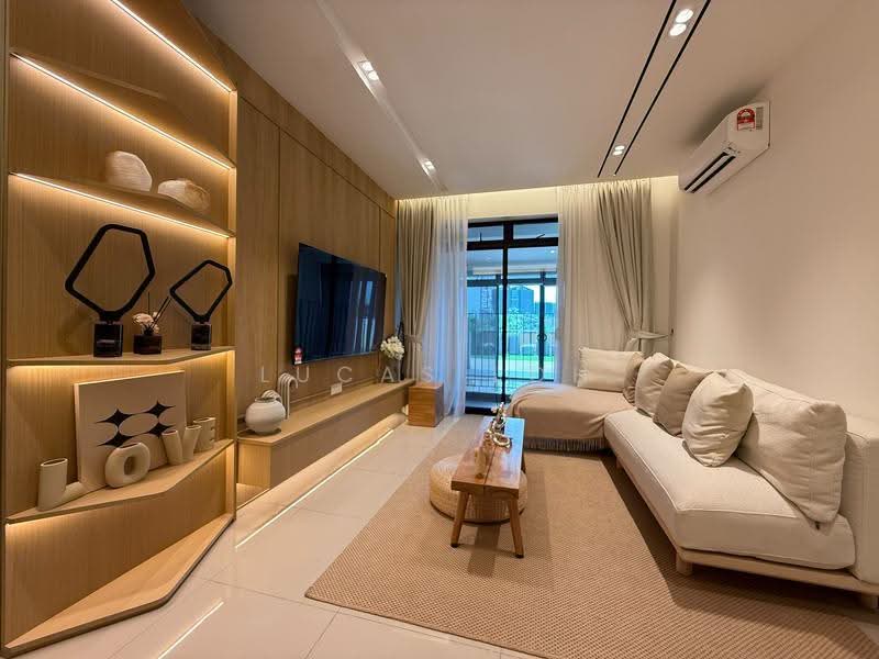 Service Residence for Sale at Bodaiju Residences - Lucas Loh - Living Room - PropertyGuru.com.my