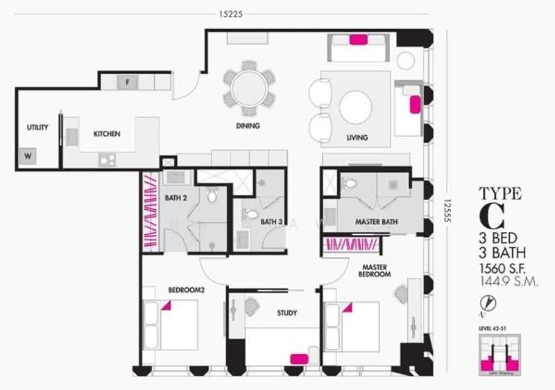 Service Residence for Rent at Tropicana The Residences - Ang Siaw Li - PropertyGuru.com.my