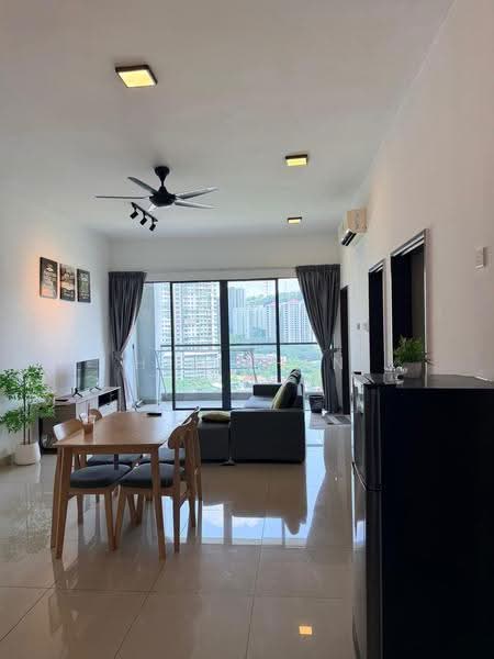 Kediaman Servis untuk Disewa di SkyVille 8 @ Benteng 8 - Hin Shen - Living Room - PropertyGuru.com.my