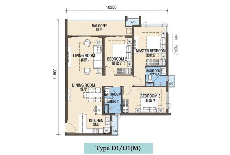 Pangsapuri untuk Dijual di R&F Princess Cove Phase 3-New Casa Suites - Kevin Tan - PropertyGuru.com.my