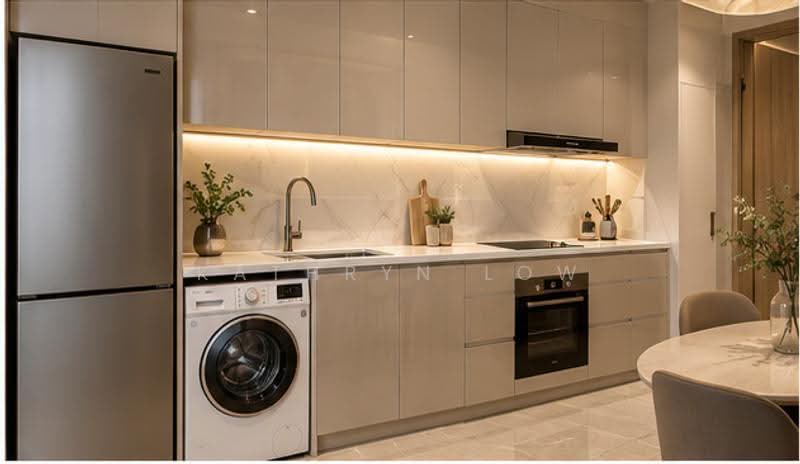 Kediaman Servis untuk Dijual di Cybersquare - Kathryn Low - Kitchen - PropertyGuru.com.my