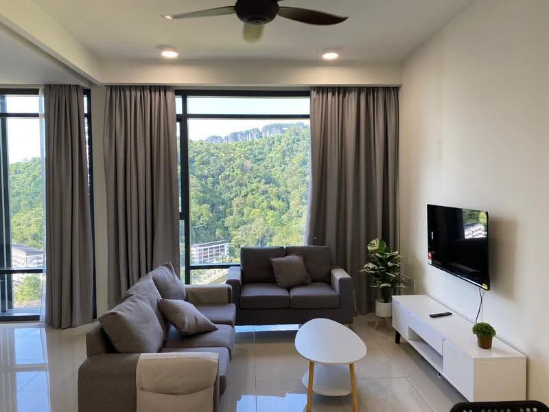 Service Residence for Rent at The Ridge - Kew . - Living Room - PropertyGuru.com.my