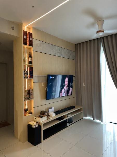 Kediaman Servis untuk Disewa di The Amber Residence @ TwentyFive.7 - Stephanie Quek - Living Room - PropertyGuru.com.my
