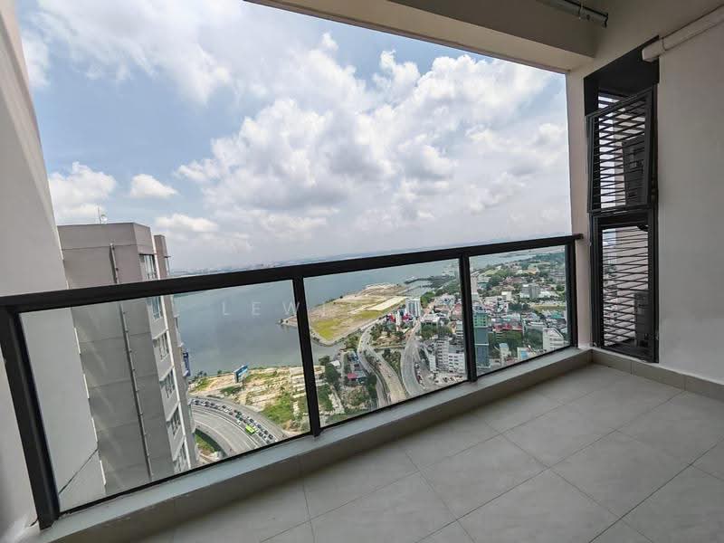 Service Residence for Rent at R&F Princess Cove Phase 1 - Lewis Tai - Balcony - PropertyGuru.com.my