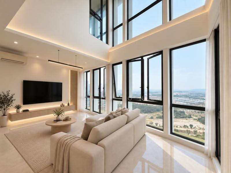 Kondominium untuk Dijual di The Elysia Park Residence - Eddie Ong - Living Room - PropertyGuru.com.my
