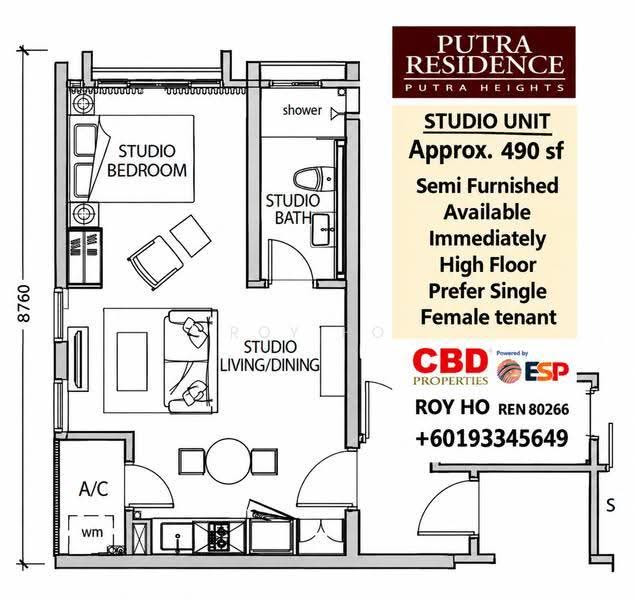 Service Residence for Rent at Putra Residence - Roy Ho - PropertyGuru.com.my