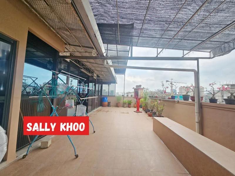 Pangsapuri untuk Dijual di Desa Permai Indah Apartment - Sally Khoo - Balcony - PropertyGuru.com.my