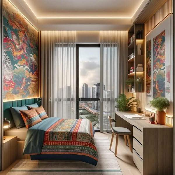Kediaman Servis untuk Dijual di Arte Star - Camilia Ho - Bedroom - PropertyGuru.com.my