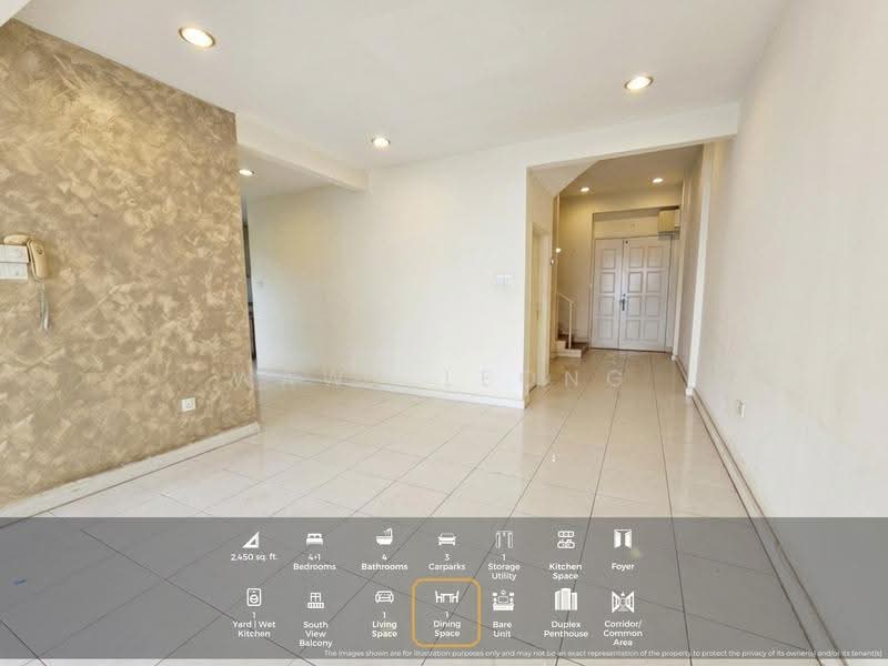 Kediaman Servis untuk Dijual di Metropolitan Square Service Residence - Wawa Leong - Living Room - PropertyGuru.com.my