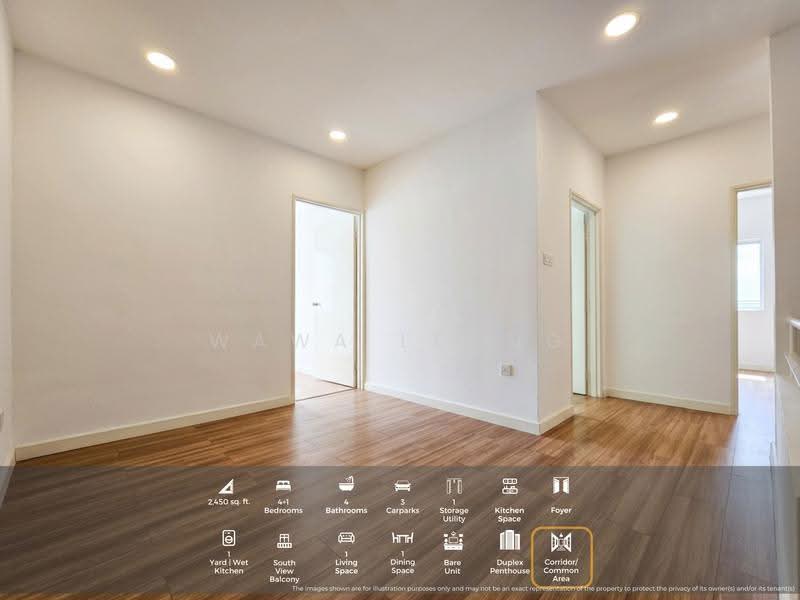 Kediaman Servis untuk Dijual di Metropolitan Square Service Residence - Wawa Leong - Corridor - PropertyGuru.com.my