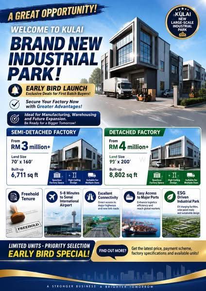 Semi-D Factory for Sale in Kulai (Johor) - Ivy Chow - Exterior - PropertyGuru.com.my