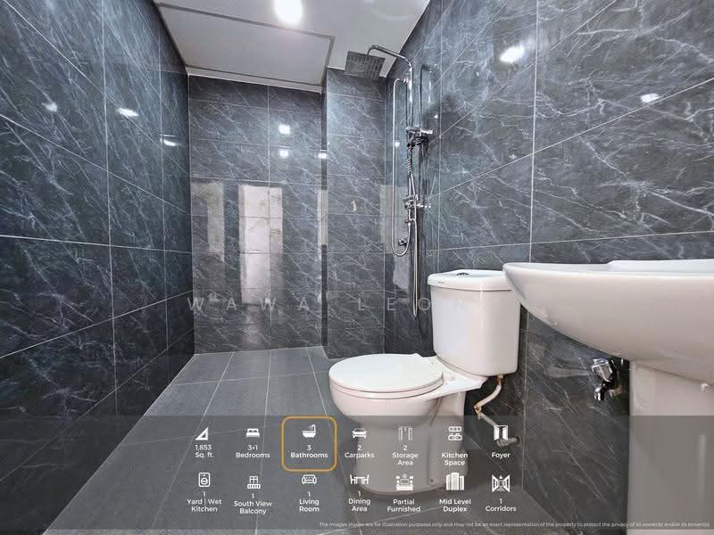 Condominium for Sale at Perdana Emerald - Wawa Leong - Bathroom - PropertyGuru.com.my