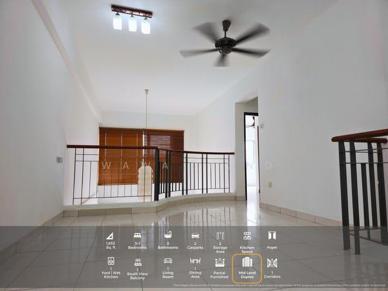 Condominium for Sale at Perdana Emerald - Wawa Leong - Living Room - PropertyGuru.com.my