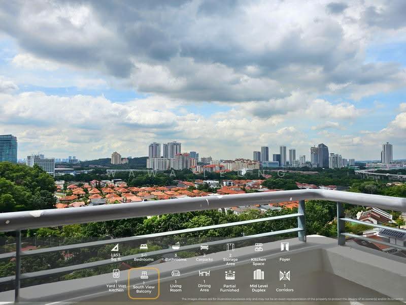 Condominium for Sale at Perdana Emerald - Wawa Leong - Balcony - PropertyGuru.com.my